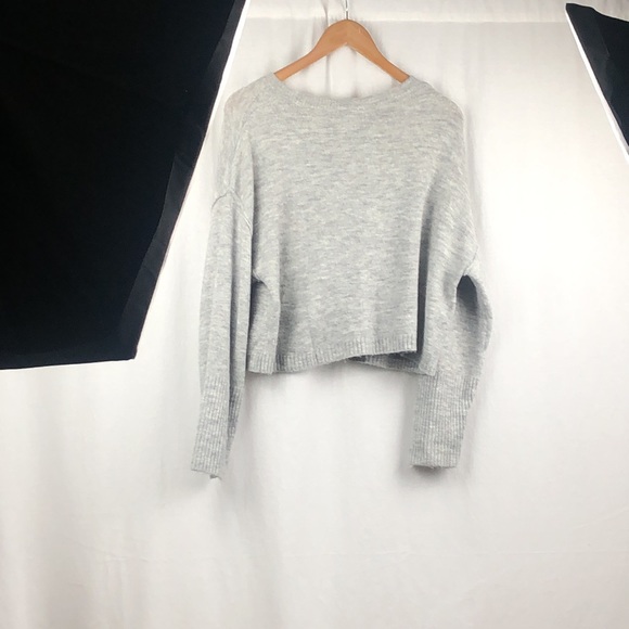 Cropped drop sleeve sweater - Picture 5 of 6
